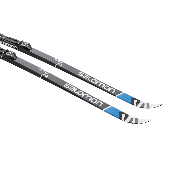 Salomon Aero Grip Jr Cross Country Skis + Prolink Access Bindings - Big Kids' 2023 4 Salomon Aero Grip Jr Cross Country Skis + Prolink Access Bindings - Big Kids' 2023 - Image 2