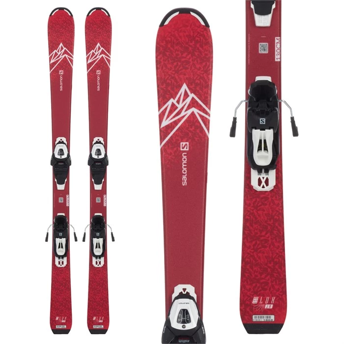 Salomon Lux M Skis + L6 GW Bindings DNR - Girls' 2022 3 Salomon Lux M Skis + L6 GW Bindings DNR - Girls' 2022