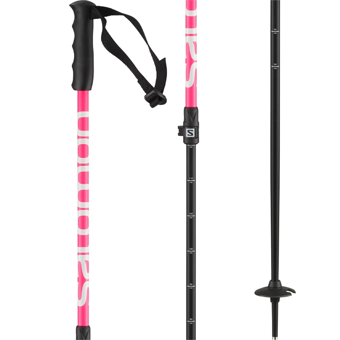Salomon MTN Jr Adjustable Ski Poles - Kids' 2023 4 Salomon MTN Jr Adjustable Ski Poles - Kids' 2023 - Image 2