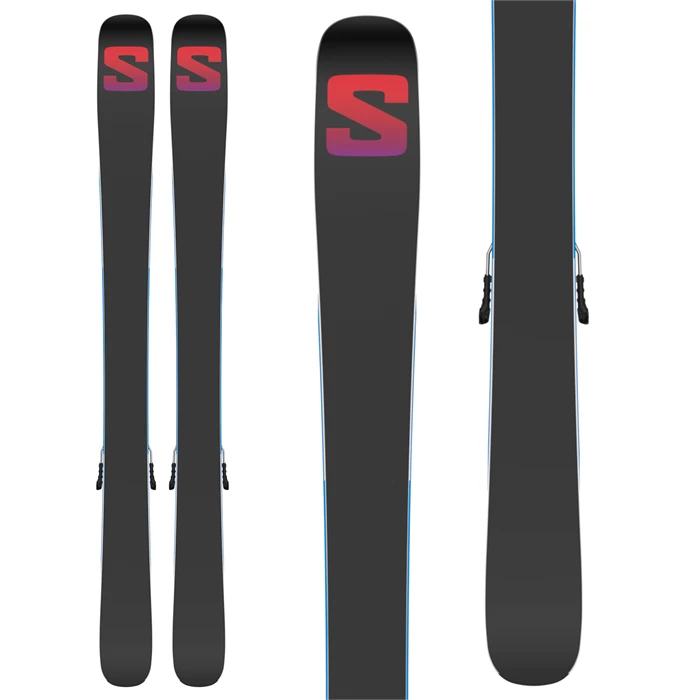Salomon QST Blank Team Skis + L6 GW Bindings - Kids' 2023 4 Salomon QST Blank Team Skis + L6 GW Bindings - Kids' 2023 - Image 2