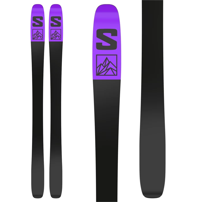Salomon QST Lumen 98 Skis w/ Skins - Women's 2023 4 Salomon QST Lumen 98 Skis w/ Skins - Women's 2023 - Image 2