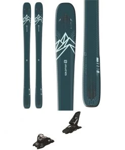 Salomon QST Lux 92 Skis + Marker Squire 11 ID Ski Bindings - Women's 2021 - Used