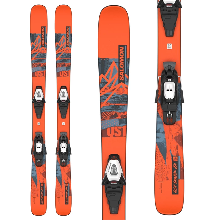 Salomon QST Spark Jr S Skis + C5 GW Bindings - Kids' 2023 3 Salomon QST Spark Jr S Skis + C5 GW Bindings - Kids' 2023