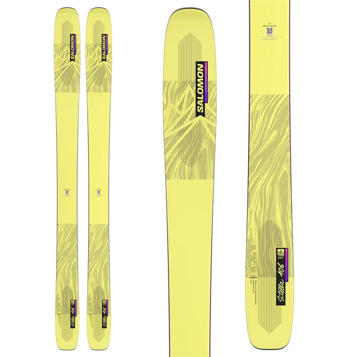 Salomon QST Stella 106 Skis - Women's 2023 3 Salomon QST Stella 106 Skis - Women's 2023