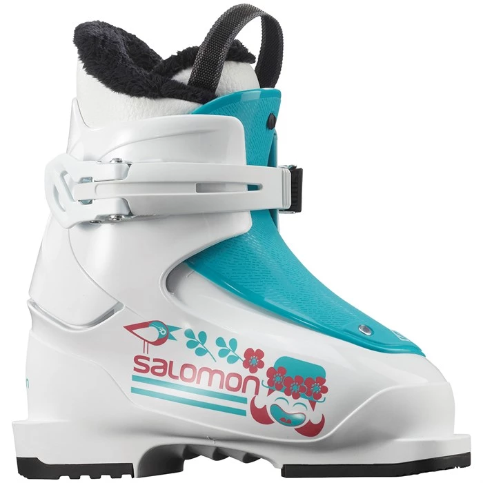 Salomon T1 Girly Ski Boots - Little Girls' 2022 3 Salomon T1 Girly Ski Boots - Little Girls' 2022